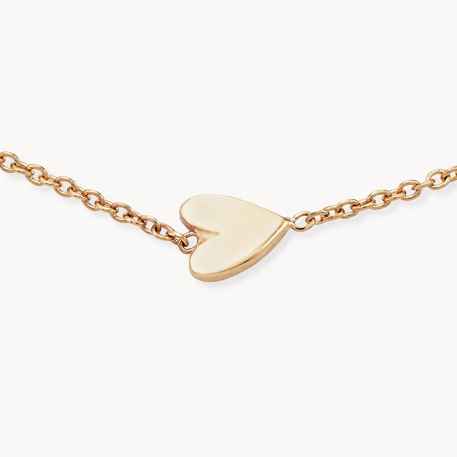 14K Yellow Gold Heart Bracelet - Dainty & Elegant Everyday Jewelry for Women - Perfect for Gifts, Anniversaries, and Special Occasions