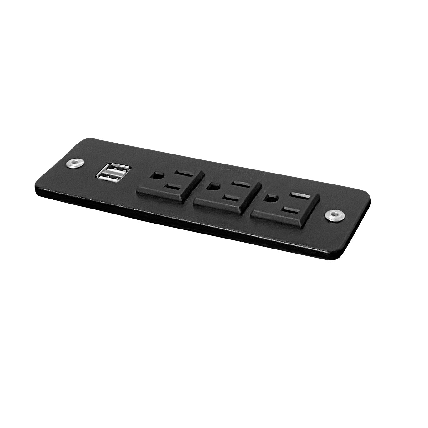 Wall Mount Power Strip with Surge Protector - 6 Outlets & 3 USB Ports for Home, Office, and Entertainment Setup