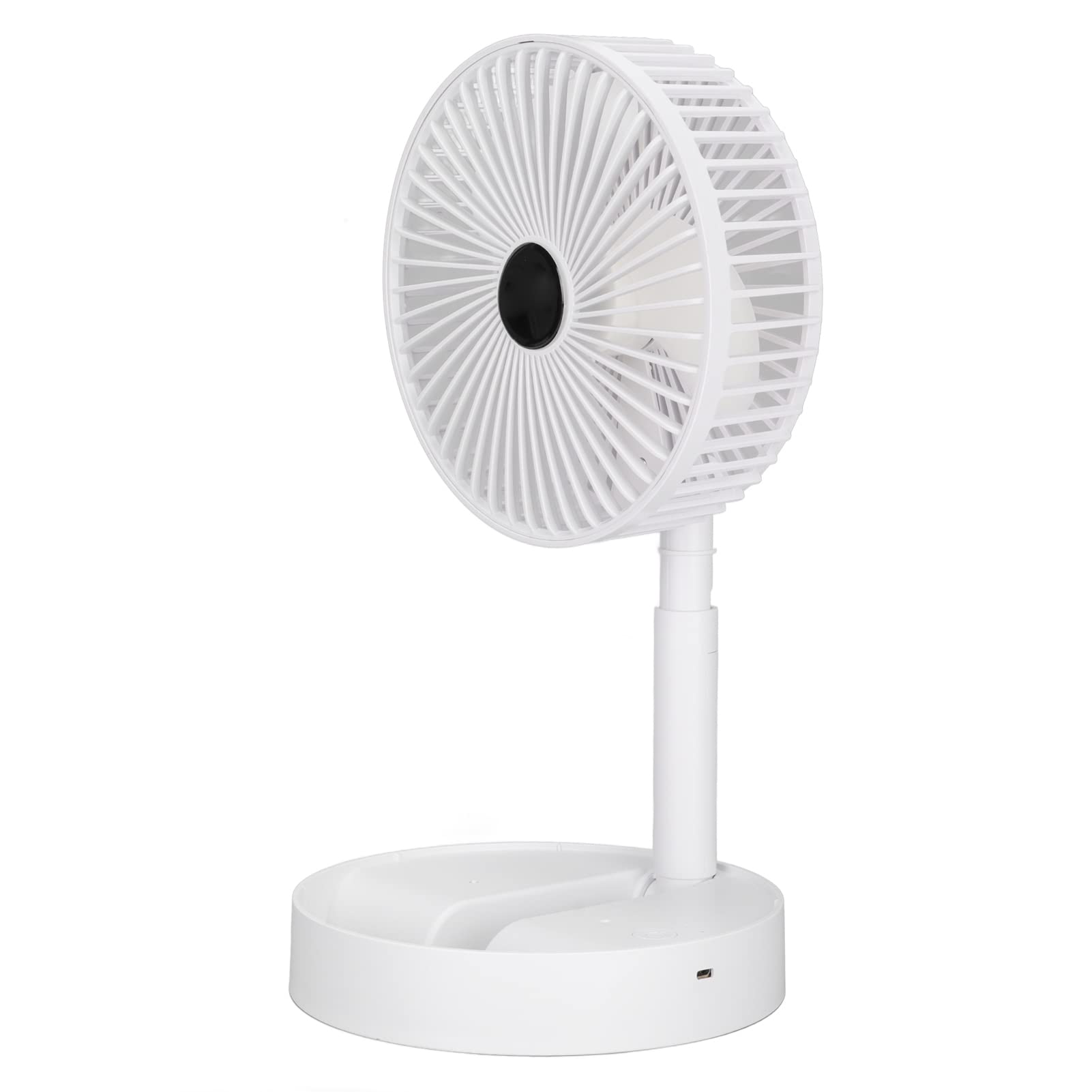 Dpofirs Folding Desk Fan - Portable Standing Fan with USB & Battery Power, Quiet Operation for Home, Office, Bedroom, Camping & Fishing | Compact Floor & Table Fan for Indoor & Outdoor Use