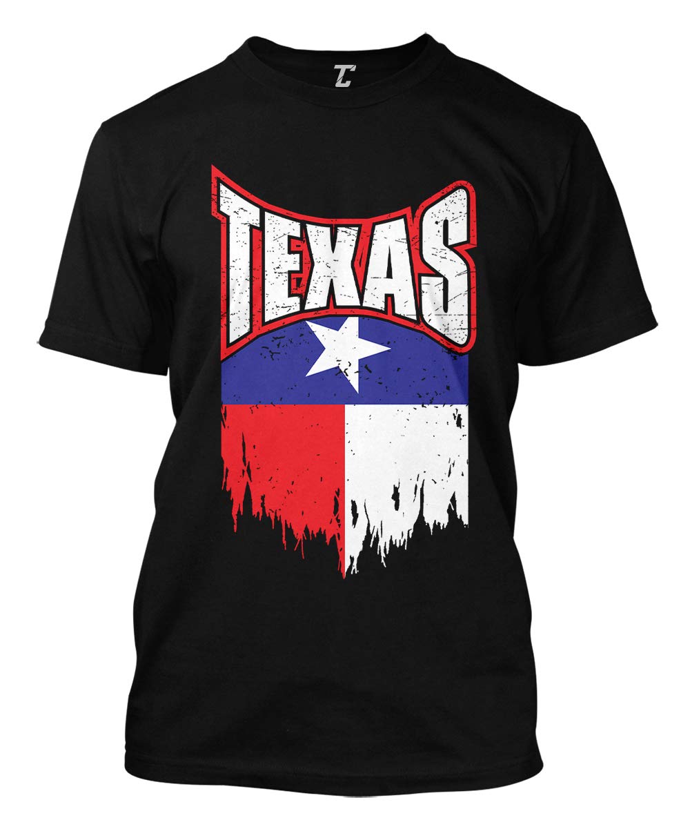 Texas Flag Men's T-Shirt - Lone Star USA Tee for Patriotic Outfits