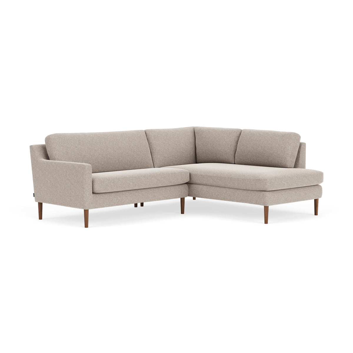 Astha Fabric Right Corner Sofa - Modern L-Shaped Sectional Couch for Living Room, Home Theater & Small Spaces | Comfortable & Stylish Lounge Furniture