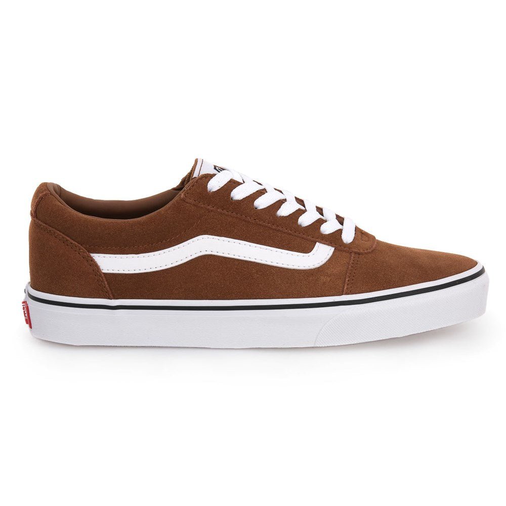 Vans Men's Ward Suede Brown Shoes - Classic Casual Sneakers for Men | Comfortable & Stylish for Everyday Wear, Walking, and Urban Fashion