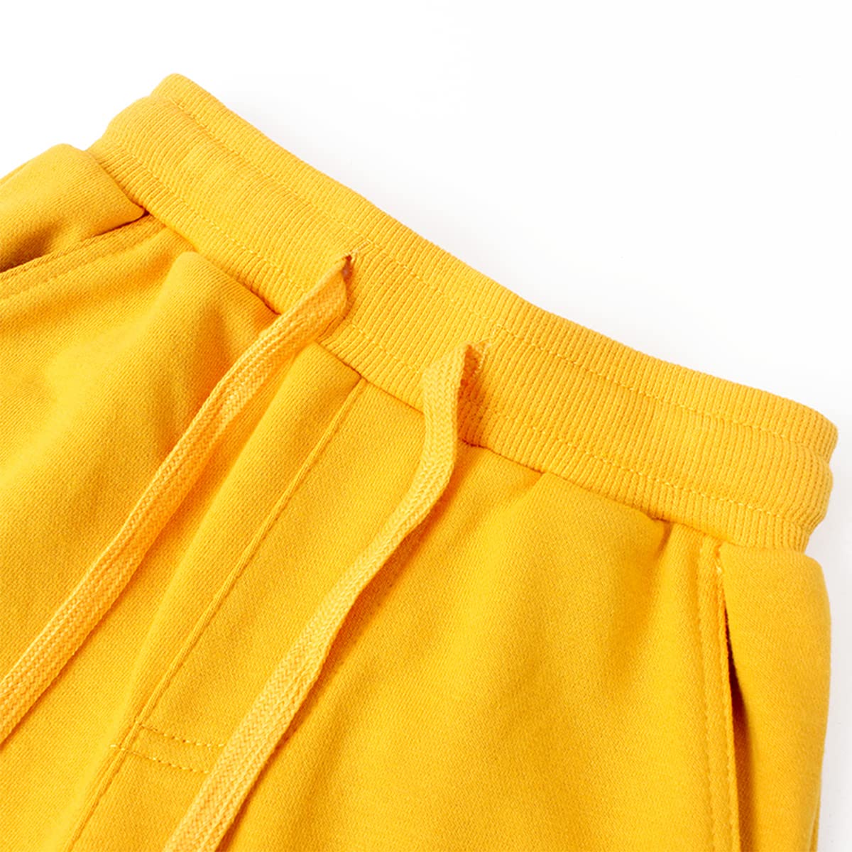 Unisex Kids Cotton Sweatpants with Drawstring - Comfortable Plain Jogger Pants for Boys & Girls Ages 5-14 - Perfect for School, Play & Sports Activities