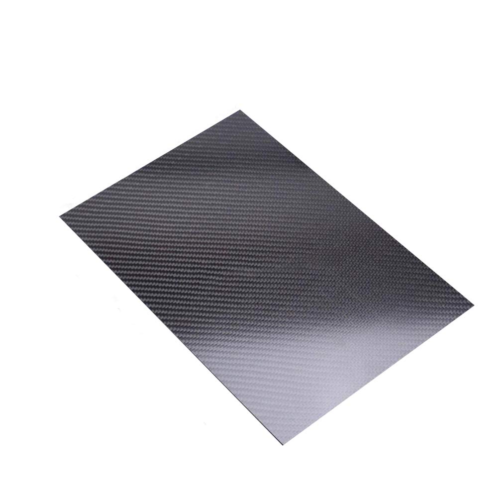 Premium 100% Carbon Fiber Sheet 500mm x 600mm - Twill Matte Finish Laminate Panel for DIY Projects, Drone Frames & Unmanned Vehicle Racks | Lightweight & Durable Aircraft-Grade Material for RC Models, Automotive Parts & Industrial Applications