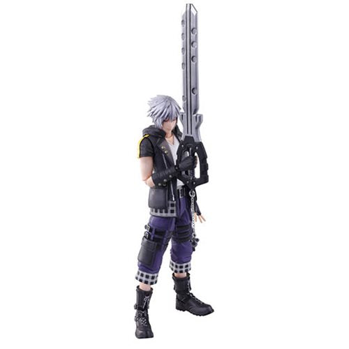 Bring Arts Kingdom Hearts III Riku Action Figure by Square Enix - Collectible Anime Character Model for Display & Gaming Fans