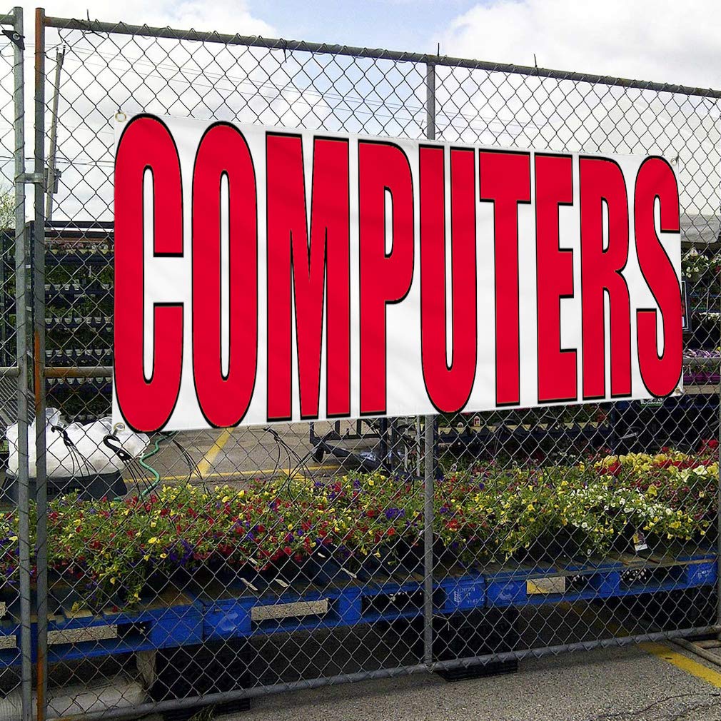 Vinyl Banner - 60x144 Inches, Weatherproof Outdoor Advertising Sign with 10 Grommets (Multiple Sizes Available) - Perfect for Business, Yard Signs, Industrial Use & Computer Printing