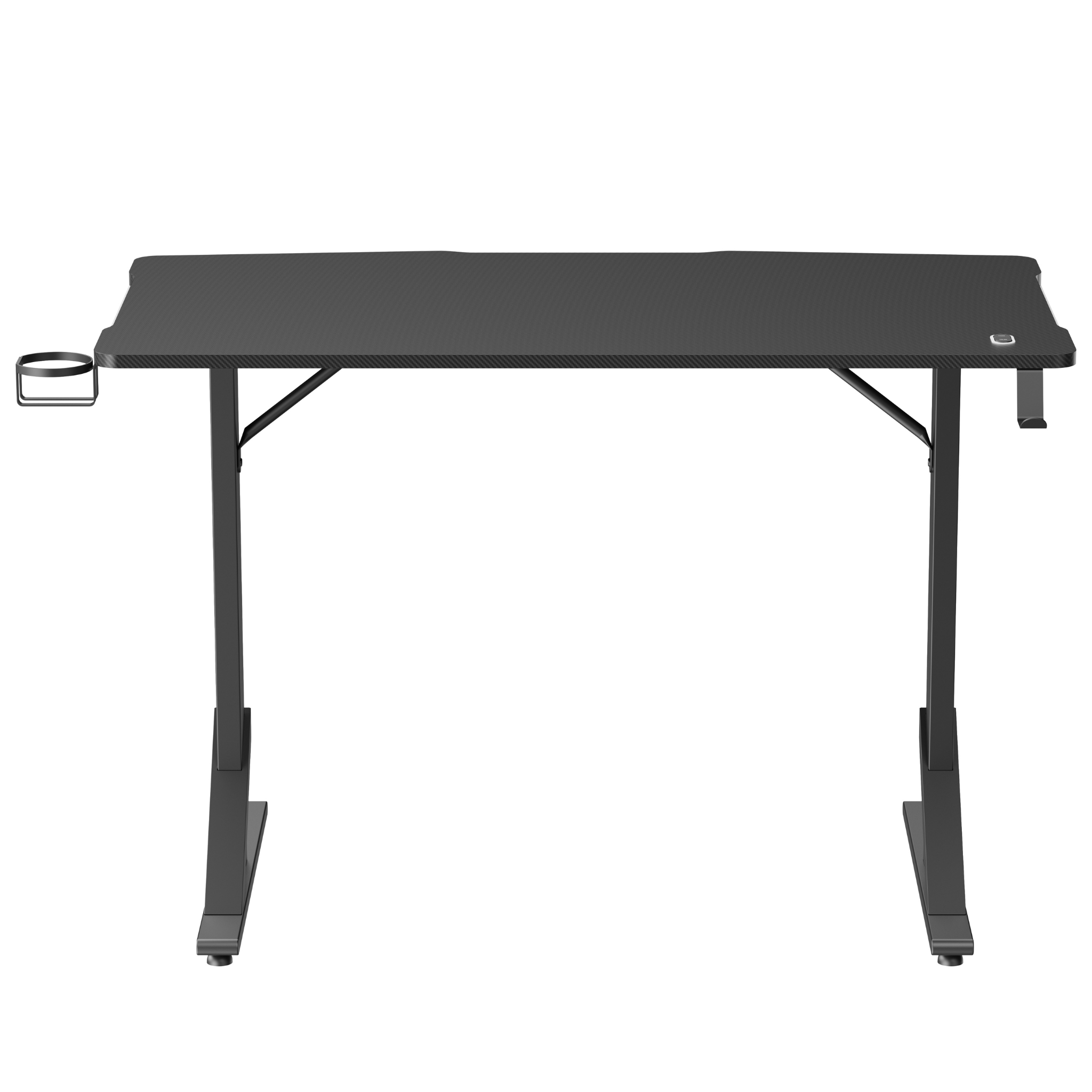 Colossus Mini Heavy Duty RGB Gaming Desk - 112cm Wide, Ergonomic Design for PC & Console Gamers - Perfect for Small Spaces & Home Office Setup