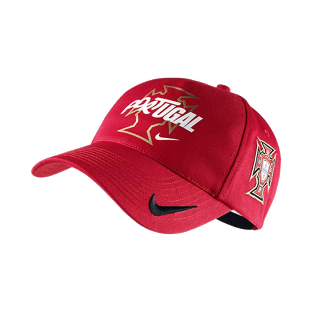 Nike Portugal Soccer Cap - Adjustable One Size Fits All - Red Football Hat for Men & Women - Perfect for Fans, Games, and Outdoor Activities