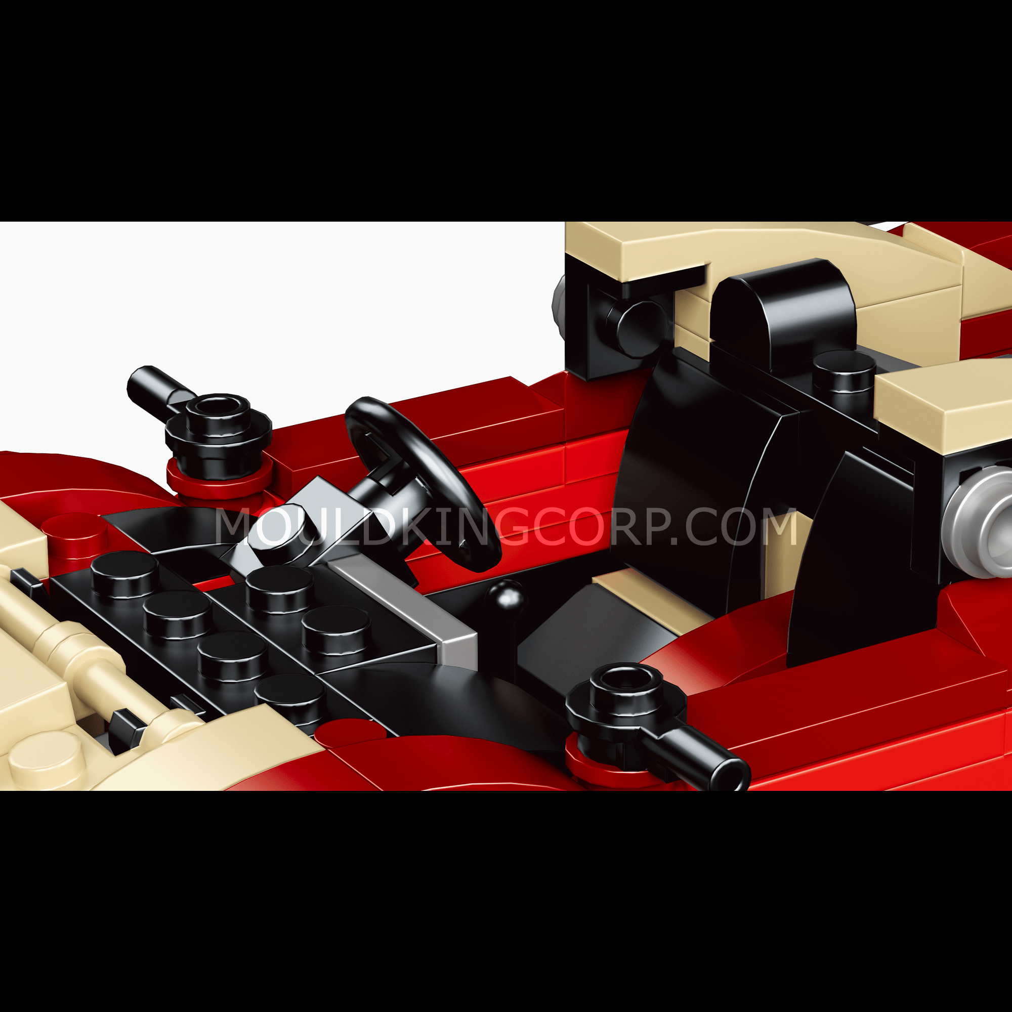 Mould King 27017 Aland Airship Landspeeder Building Blocks Set - 302 PCS DIY Model Car Kit for Adults & Kids | Perfect for STEM Learning, Gift Giving & Collectors | Build Your Own Star Wars Inspired Spaceship