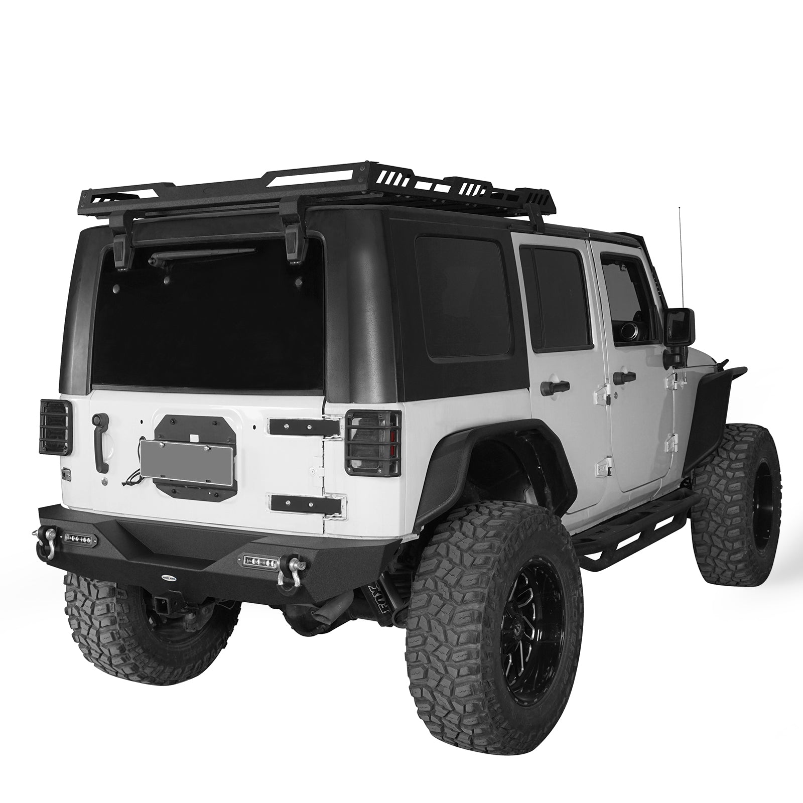 07-18 Jeep Wrangler JK Heavy Duty Front & Rear Bumper Combo with U Box - Off-Road Protection for Trail Adventures