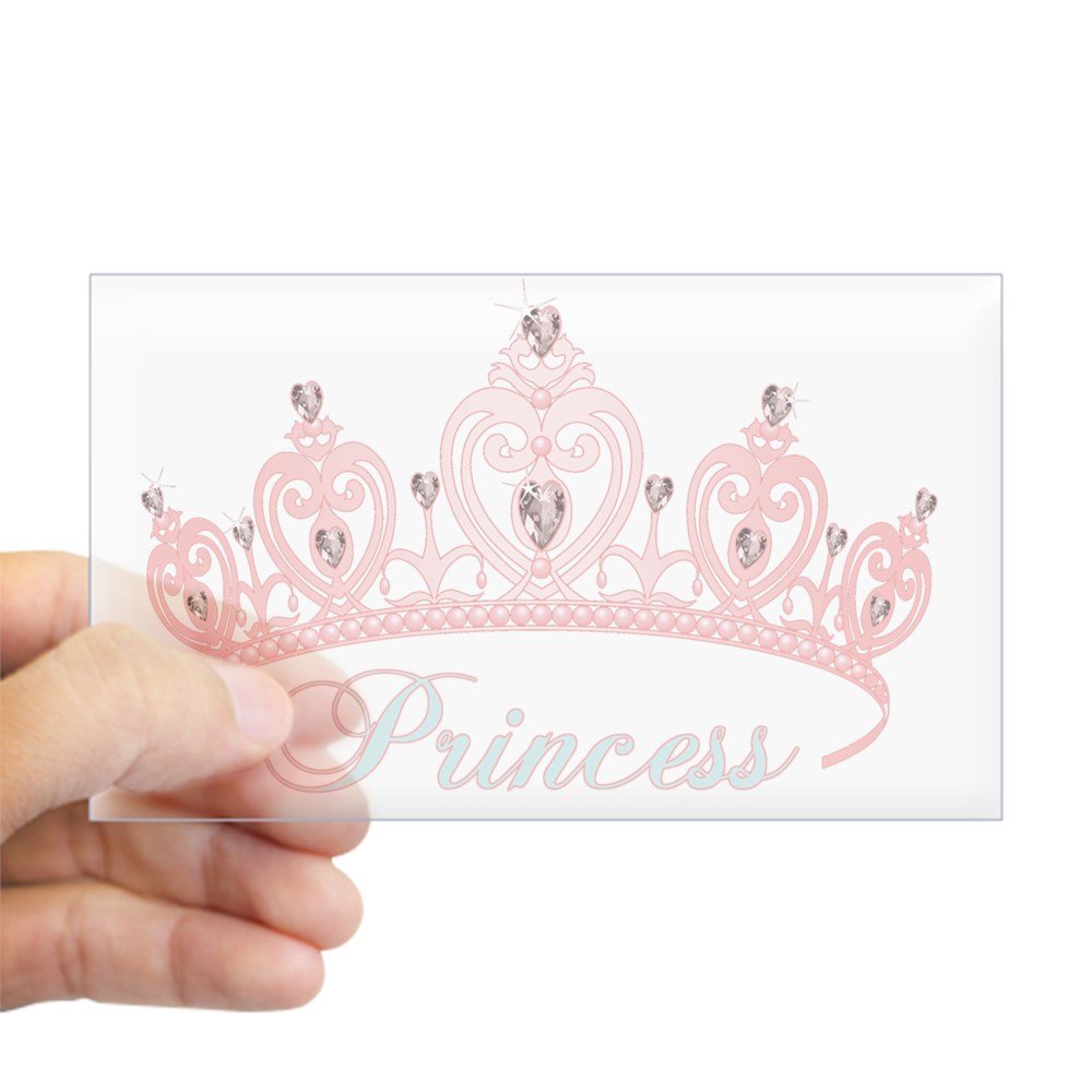 Princess Crown Car Decal - Durable Bumper Sticker for Cars & Laptops