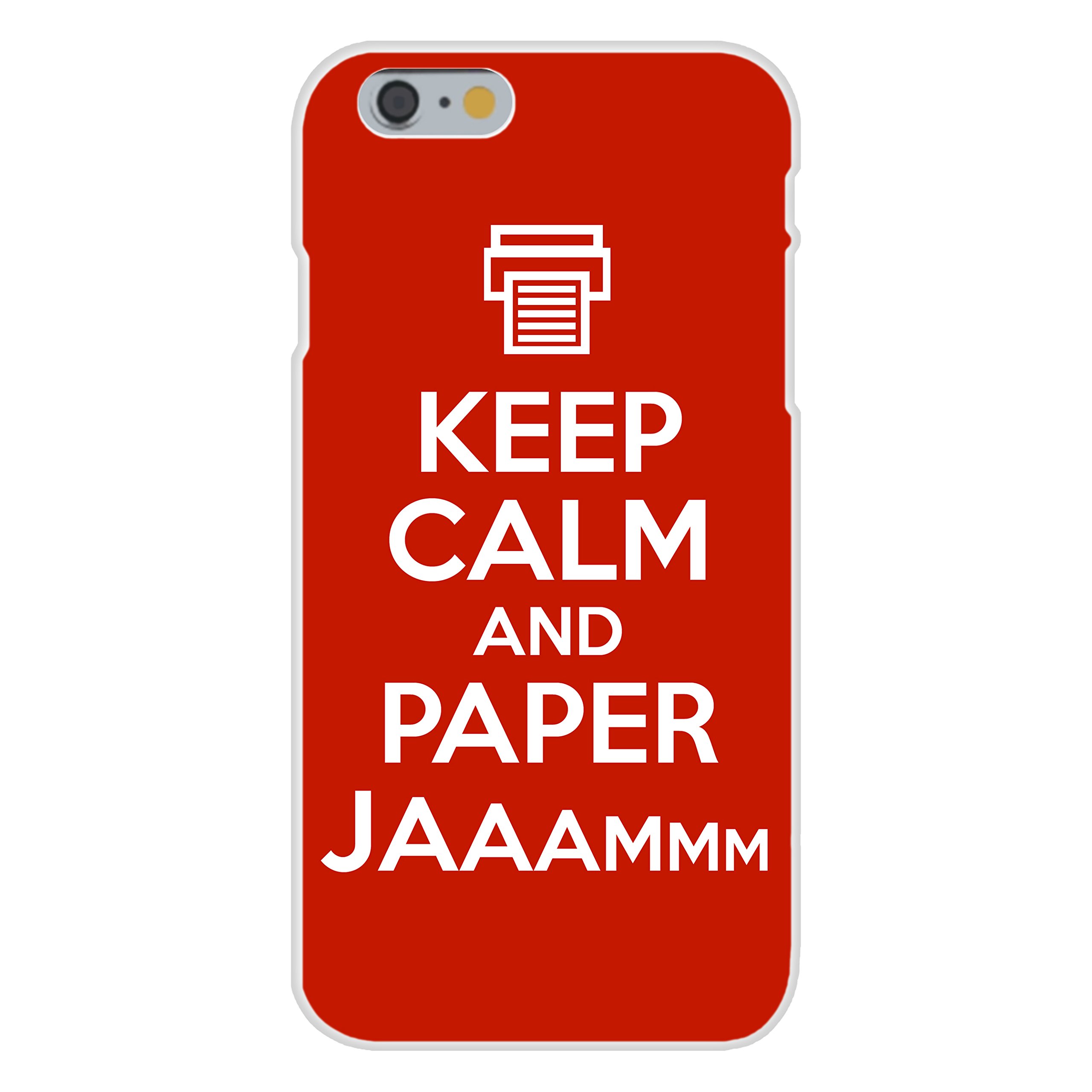 Apple iPhone 6 Plus Case - White Plastic Snap-On Custom Cover with 