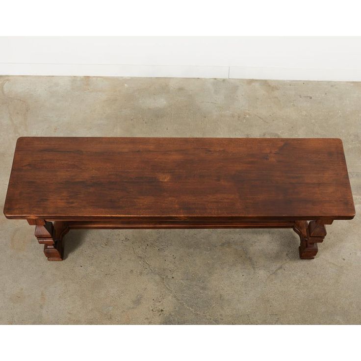Handmade Farmhouse Trestle Dining Table - Solid Wood Rectangle Kitchen Table for 6-8 People | Rustic Country Style Dining Room Furniture for Family Gatherings & Entertaining