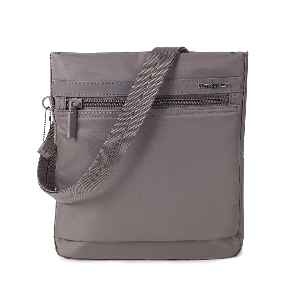 Hedgren Lightweight Crossbody Bag for Women - Stylish & Durable Grey Shoulder Purse - Perfect for Travel, Shopping & Everyday Use