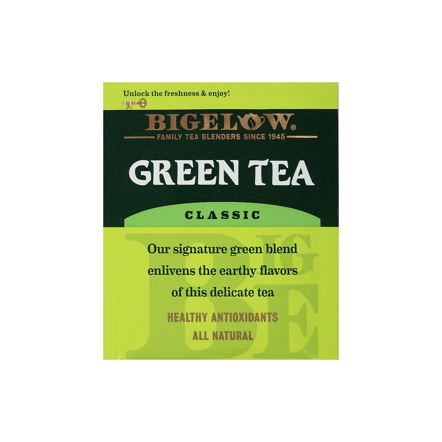 Bigelow Green Tea Bags, 28 Count - Premium Organic Green Tea for Weight Loss & Energy - Perfect for Morning Boost, Afternoon Relaxation & Office Use