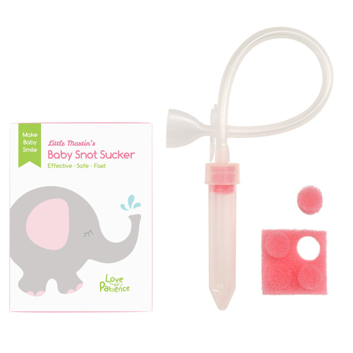 Little Martin's Reusable Baby Nasal Aspirator - Gentle Nose Cleaner for Newborns & Infants - Perfect for Congestion Relief at Home or Travel