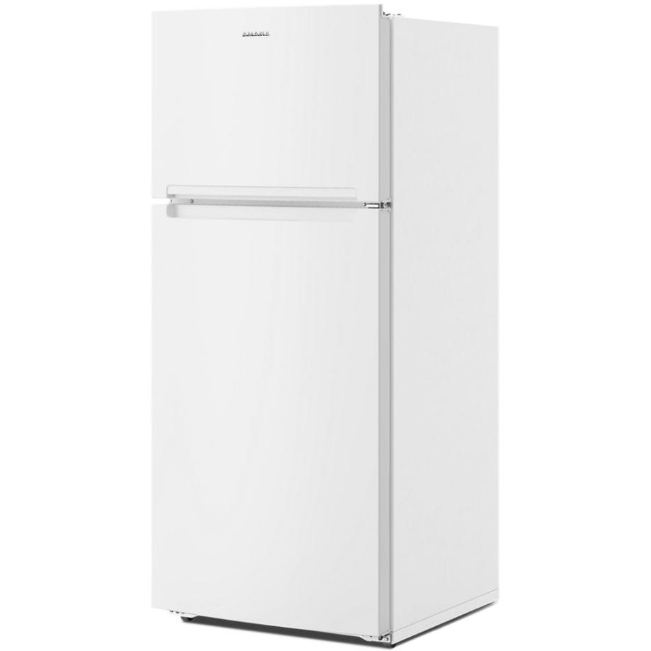 Amana 28 Inch 16.4 Cu. Ft. Freestanding Top Freezer Refrigerator ARTX3028PW - Perfect for Kitchens, Apartments & Small Spaces