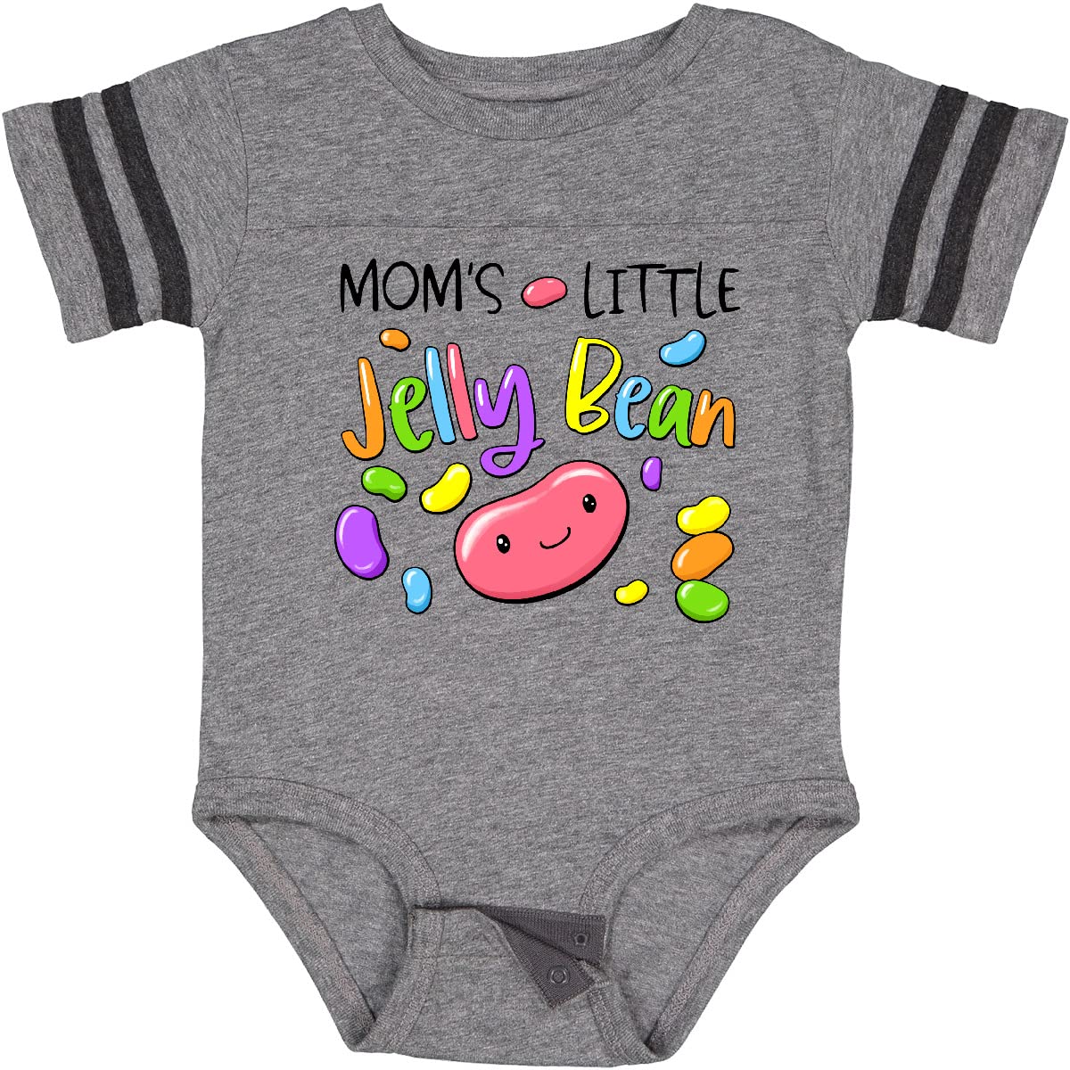 Inktastic Mom's Little Jellybean Cute Easter Candy Baby Bodysuit - Adorable Infant Onesie for Easter Gifts & Newborn Photo Shoots