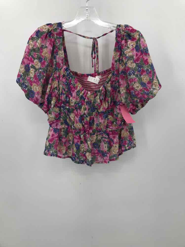 Pre-Owned ASTR Pink Blouse Size Medium - Perfect for Casual Outings, Office Wear & Special Occasions