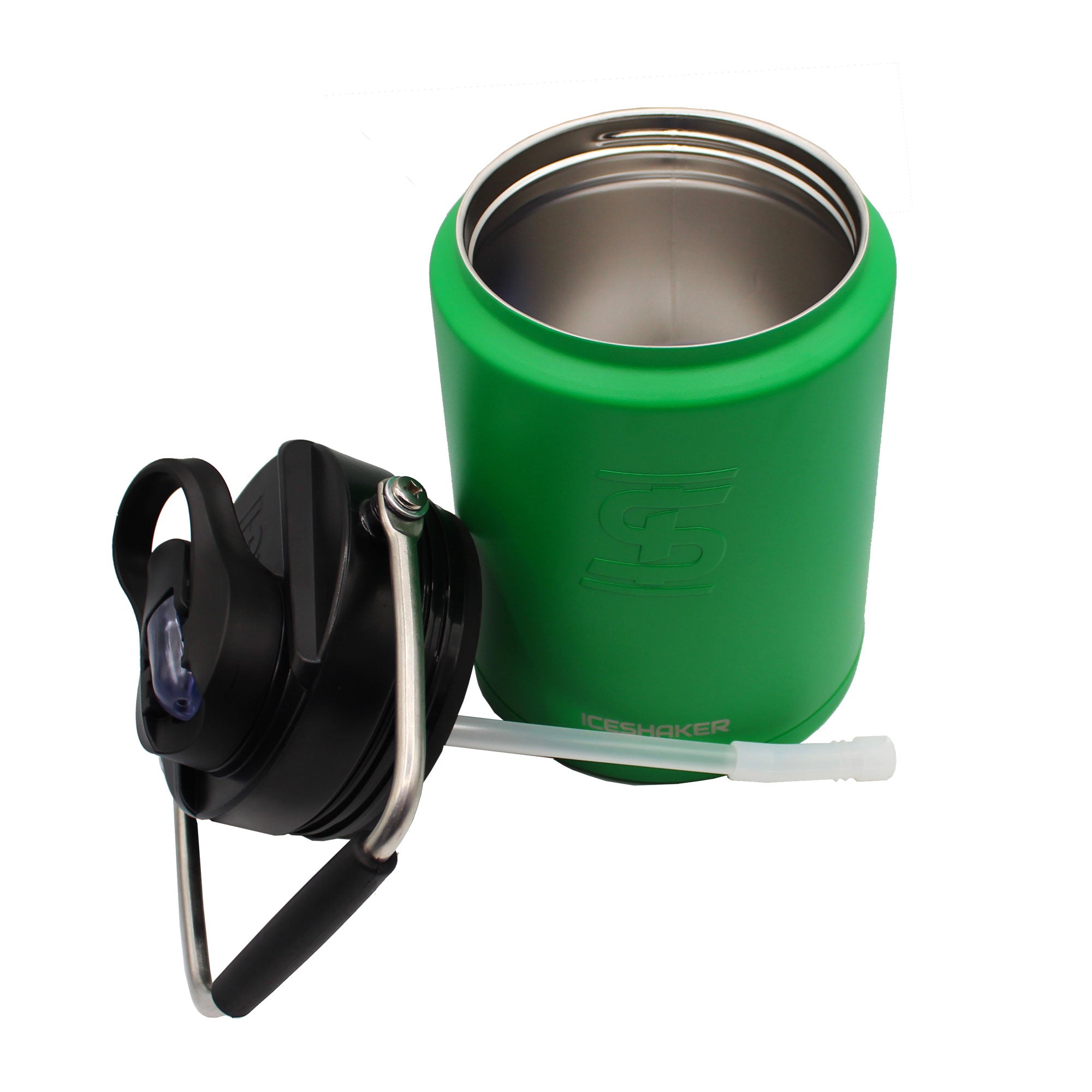 Premium Half Gallon Water Jug with Non-Slip Silicone Base - Dragon Green | Leak-Proof Large Capacity Drink Container for Gym, Hiking, Camping & Outdoor Activities