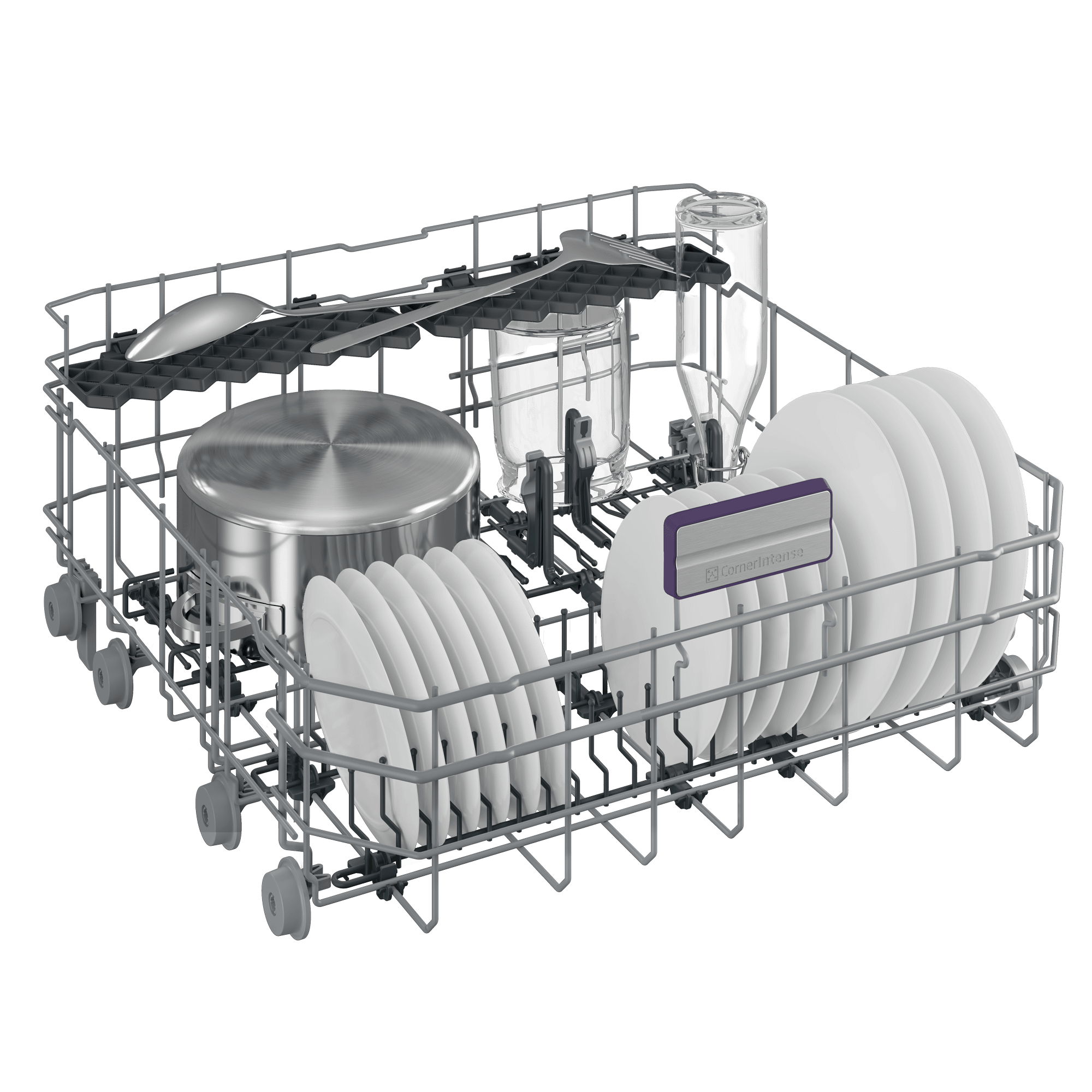 Beko DDT39434XIHC2 Tall Tub Dishwasher - 16 Place Settings, 39 dBA Ultra Quiet - Perfect for Large Families & Entertaining Guests