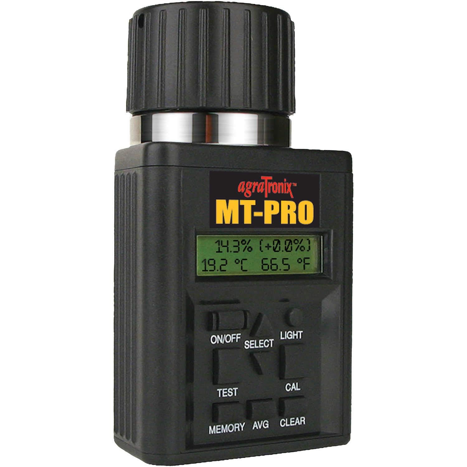Agratronix MT-PRO Digital Grain Moisture Meter - Portable Moisture Tester for Corn, Wheat, Rice, Soybeans - Perfect for Farmers, Grain Storage & Agriculture Use