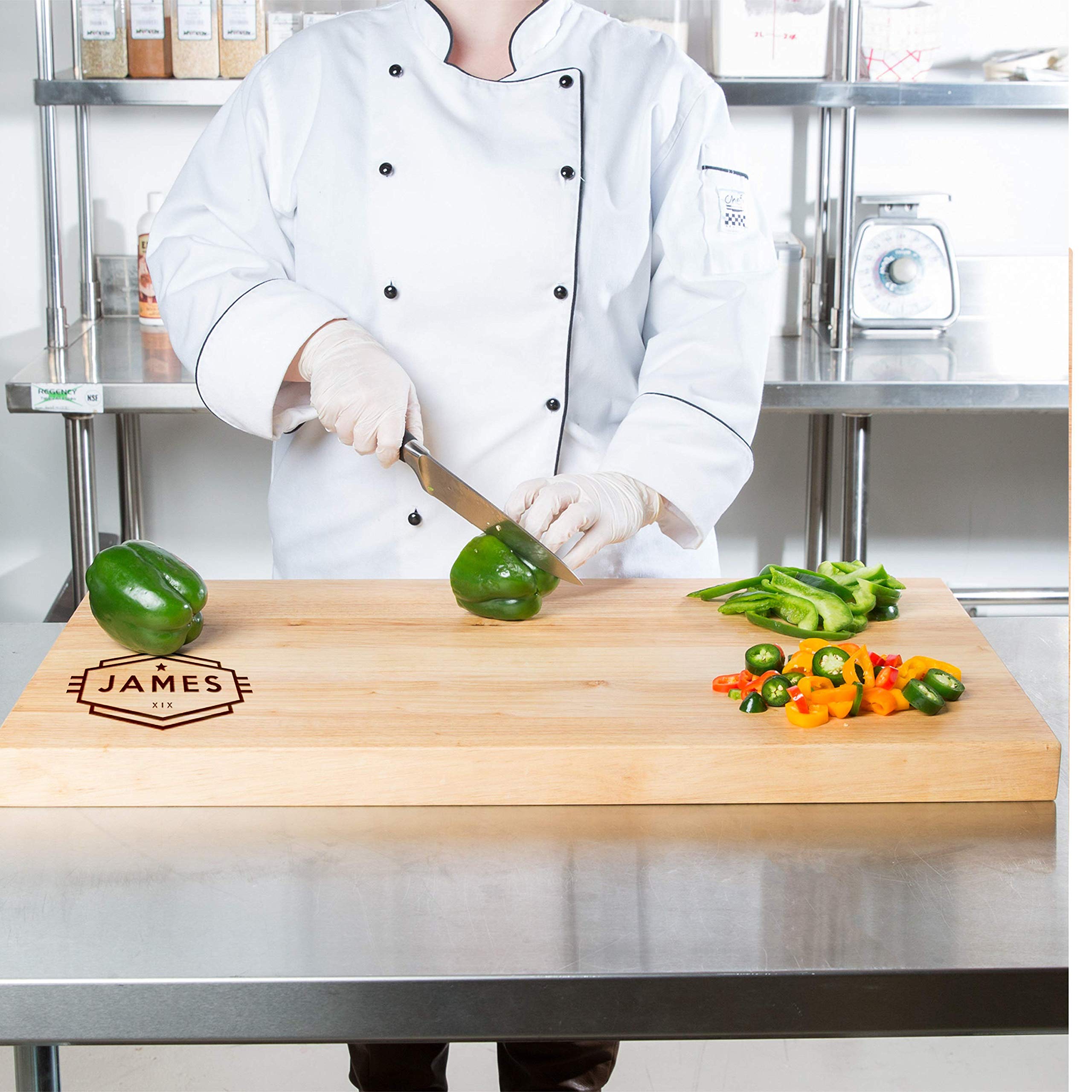 Personalized Cadet Wood Cutting Board - 30