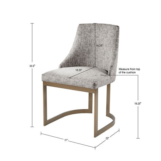 Bryce Dining Chairs Set of 2 - Modern Wooden Kitchen Chairs with Padded Seat for Dining Room, Kitchen, Breakfast Nook & Home Office