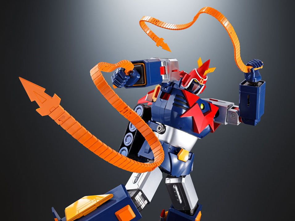 Bandai DX Soul of Chogokin Super Electromagnetic Machine Voltes V Action Figure - Premium Collectible Robot Toy for Anime Fans & Collectors - Perfect for Display, Gifts, and Anime-Themed Decor
