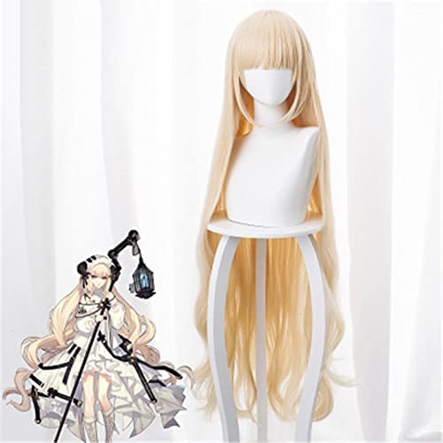 **Arknights Nightingale Cosplay Wig - Heat Resistant Synthetic Long Hair Wig with Wig Cap for Anime Conventions, Halloween & Role Play**