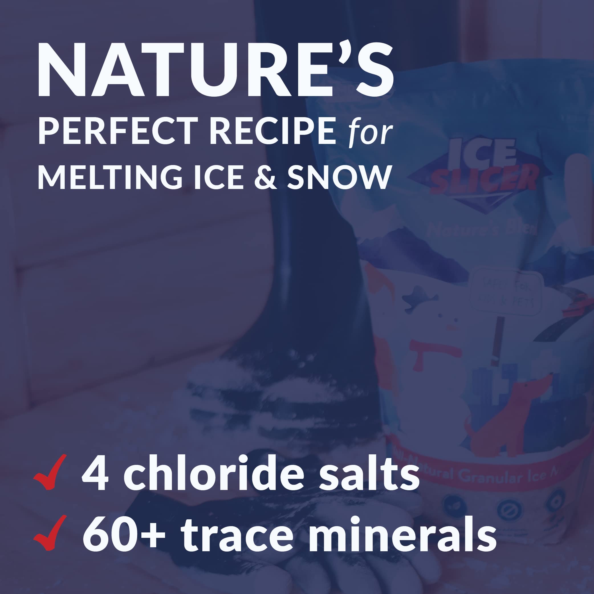 High Performance Ice Slicer Snow & Ice Melt - 160 oz (10 lbs) Fast-Acting Deicer for Driveways, Sidewalks & Steps - Safe for Pets & Concrete