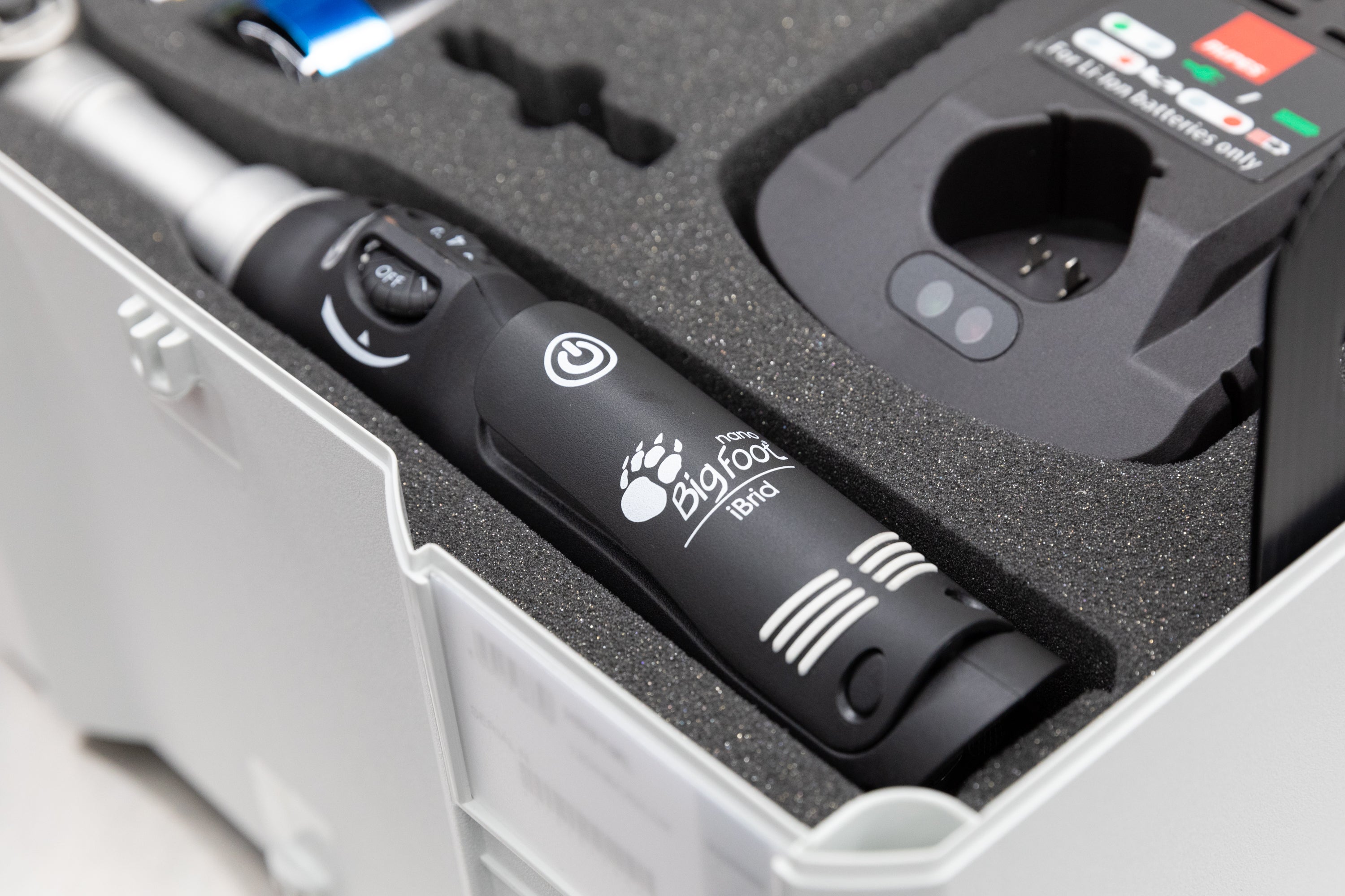 RUPES BigFoot Nano iBrid Technology Long Neck Polisher Kit (HR81ML/LUX) - Perfect for Auto Detailing, Car Polishing & Paint Correction
