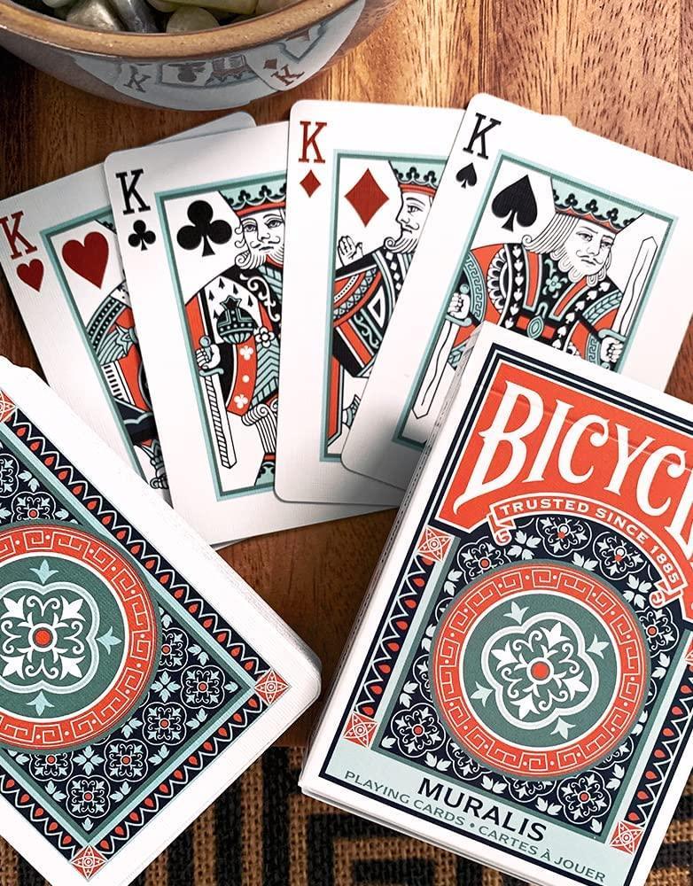 Muralis Bicycle Playing Cards - Premium Quality Poker Cards for Magic Tricks, Card Games, and Collectibles | Perfect for Poker Nights, Magic Shows, and Gift Giving