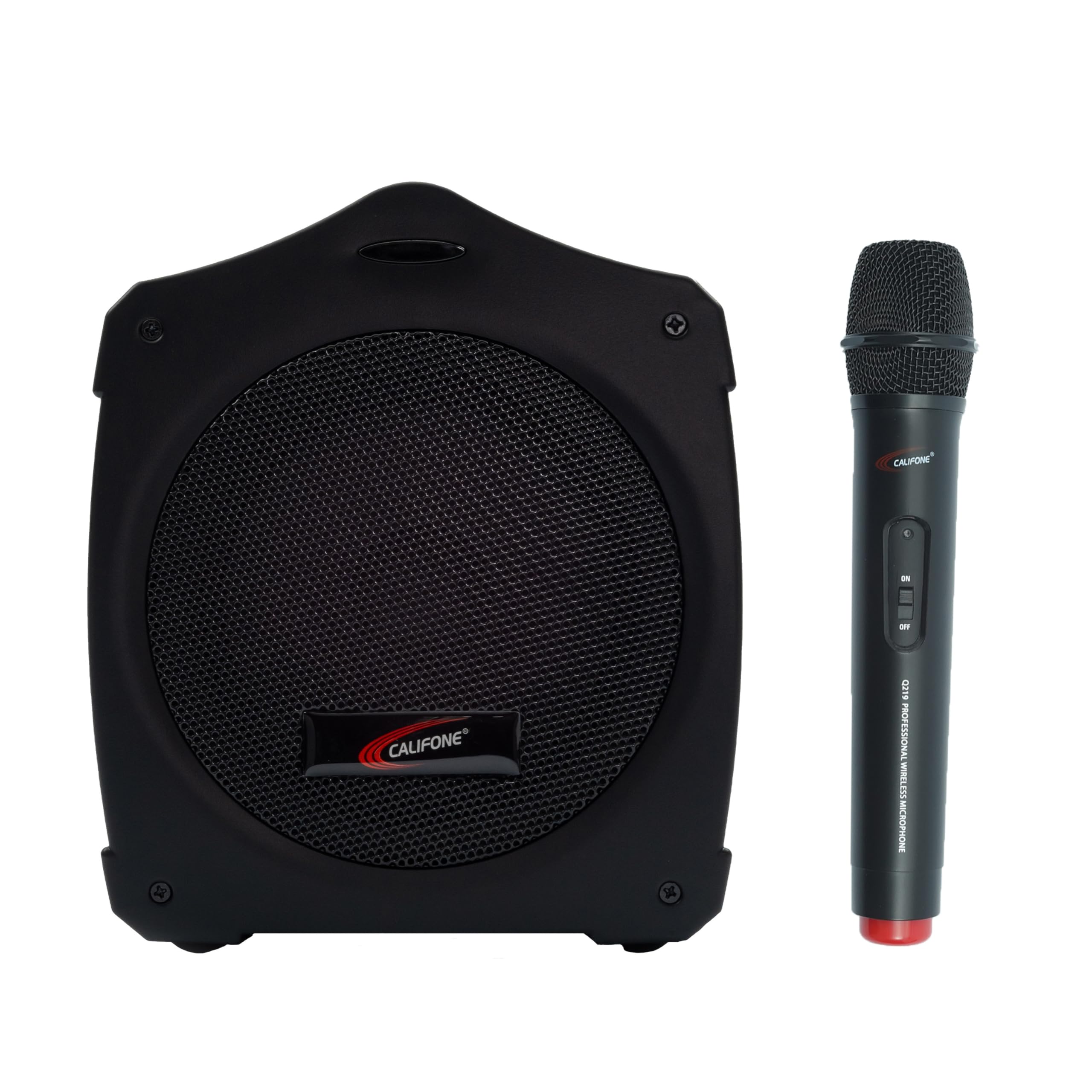 Califone Wireless Megaphone - Portable PA System with Clear Sound for Teachers, Coaches & Events | Perfect for School Announcements, Sports Games & Outdoor Activities