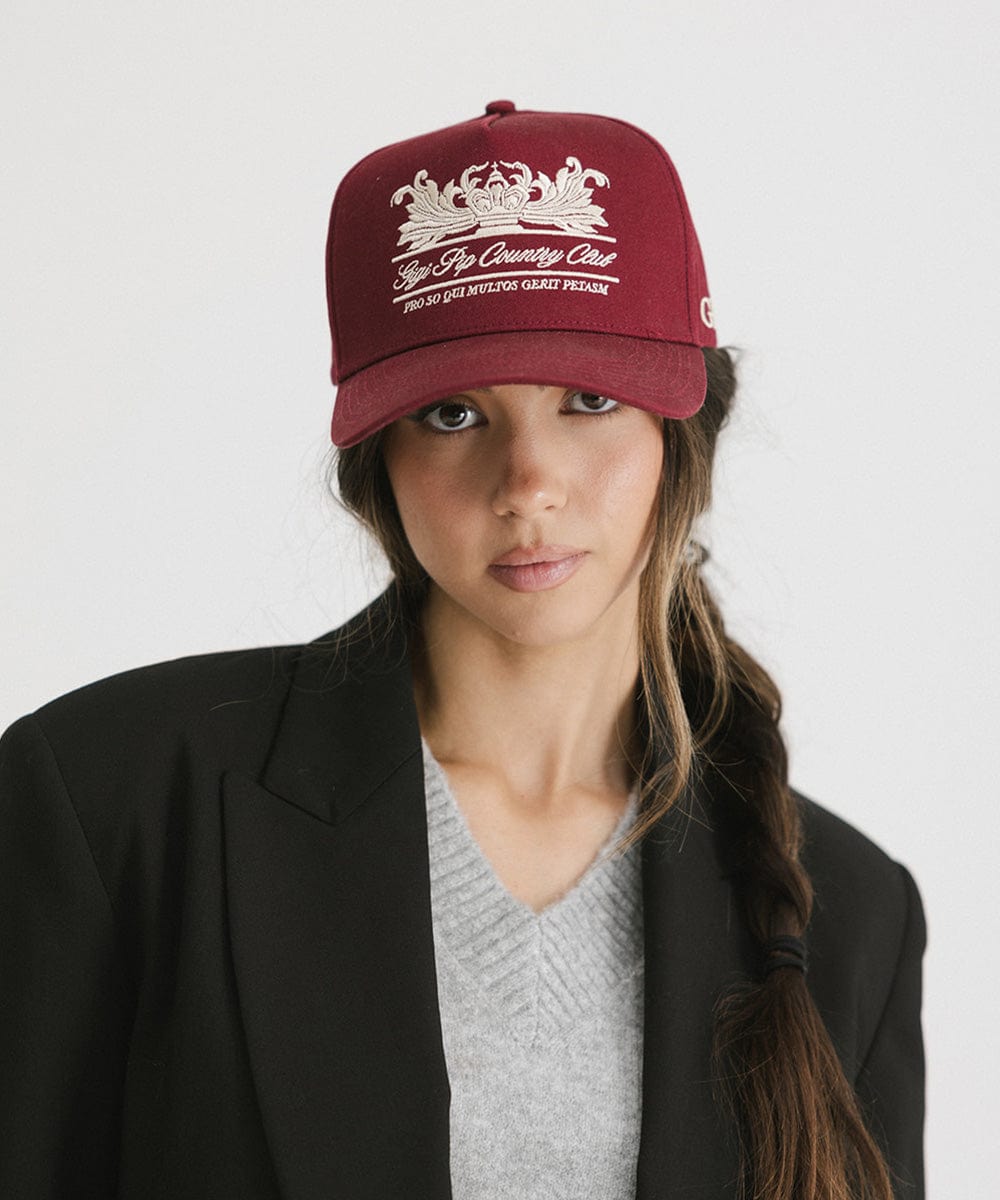 Vintage Trucker Hat - Gigi Country Club Style - Retro Baseball Cap for Men & Women - Perfect for Outdoor Activities, Sports, and Casual Wear