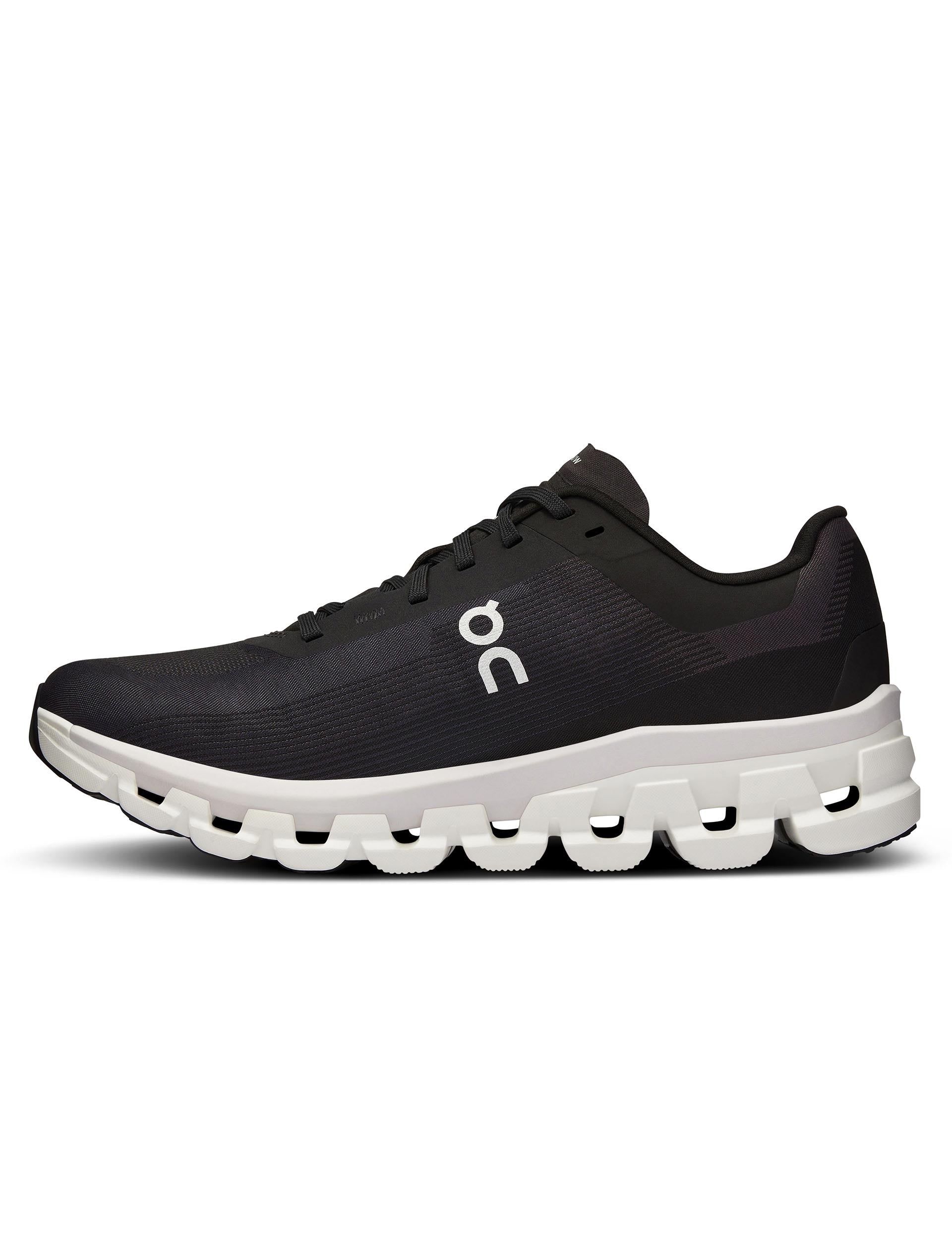 Cloudflow 4 Running Shoes - Black/White - Lightweight & Breathable for Men & Women - Perfect for Jogging, Gym Workouts & Daily Wear