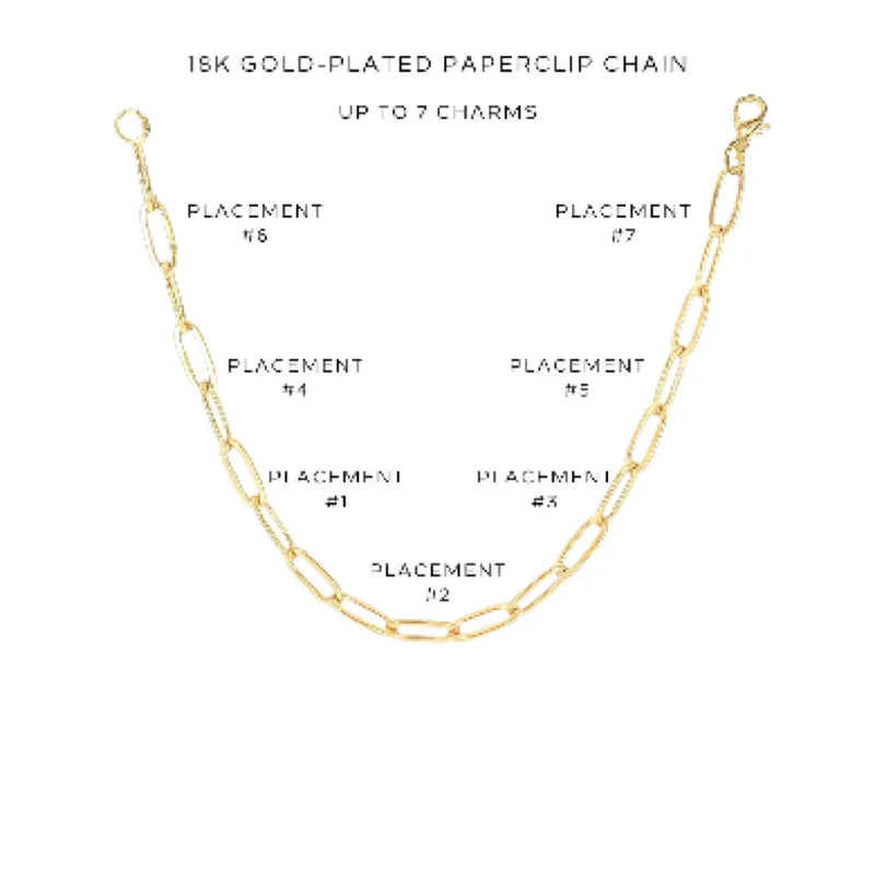 Elegant Charm Bracelet with Assorted Charms - Perfect for Women's Fashion Jewelry & Gift Giving - $18.00 | Great for Parties, Date Nights & Everyday Wear