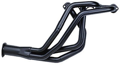 Flowtech 12540FLT Long Tube Header - Black Paint Performance Exhaust Manifold for Chevy/GMC Trucks & SUVs - Improves Engine Power & Sound