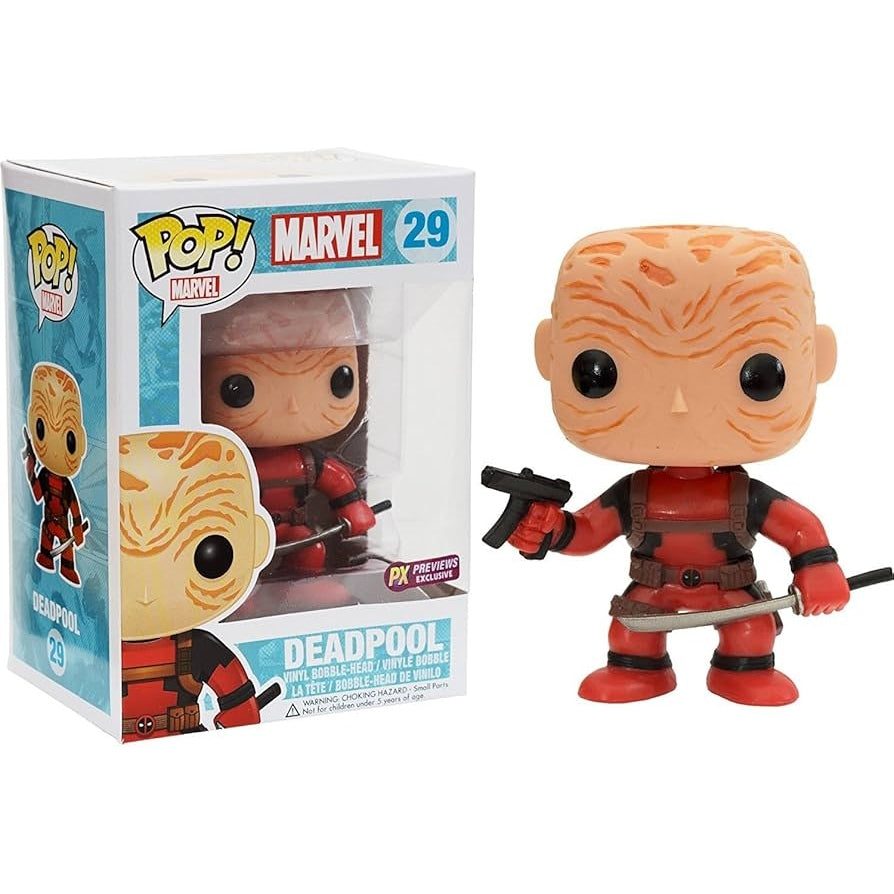 Marvel Deadpool Unmasked PX Exclusive Collectible Figure - Perfect for Comic Fans, Display & Action Figure Collectors