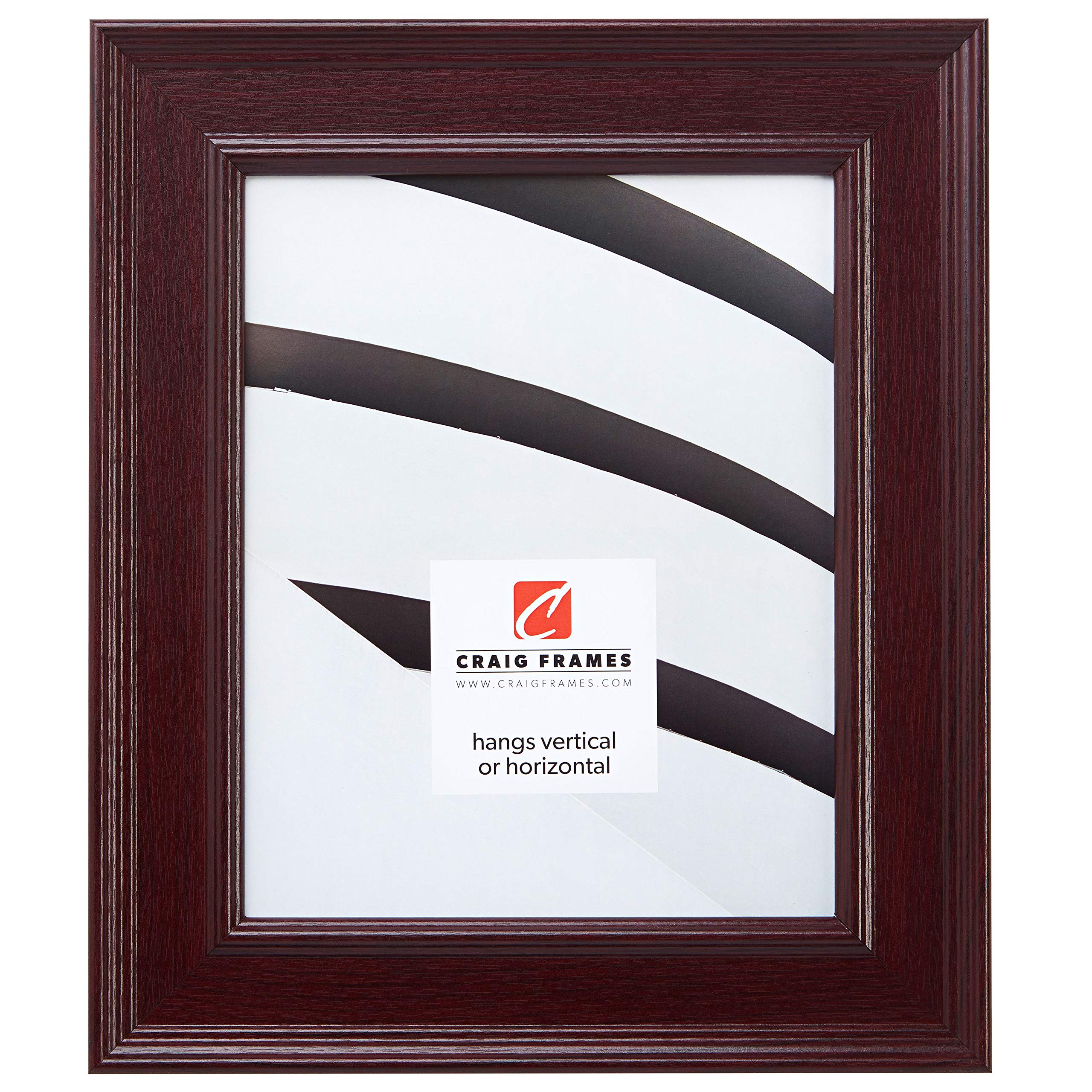 Craig Frames FM97MA 24 x 36-Inch Wood Composite Poster Frame - 2-Inch Wide Mahogany Smooth Finish for Wall Art, Photos & Home Decor