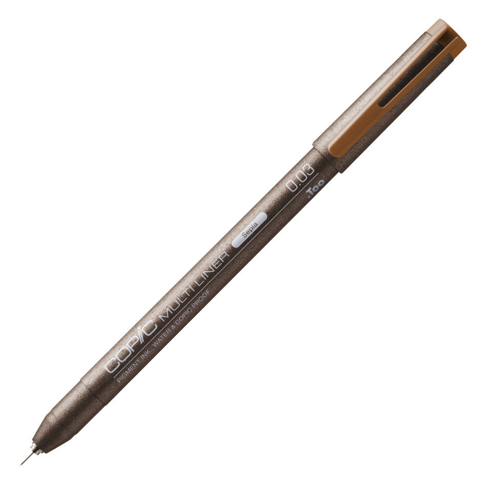 Copic MultiLiner Drawing Pen - Sepia Brown Fine Line Art Marker for Sketching, Illustration & Calligraphy - Perfect for Artists, Designers & Crafters