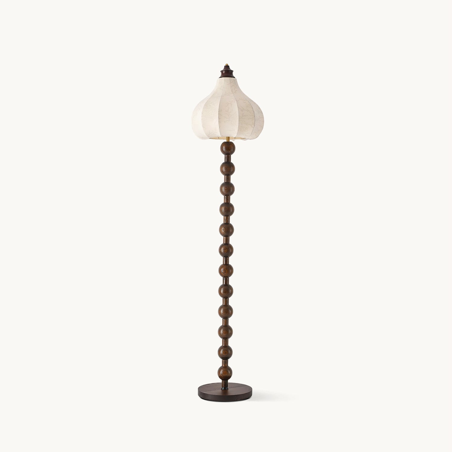 Modern Fabric Floor Lamp with Pear-Shaped Shade - Soft Ambient Lighting for Living Room, Bedroom, or Office Decor