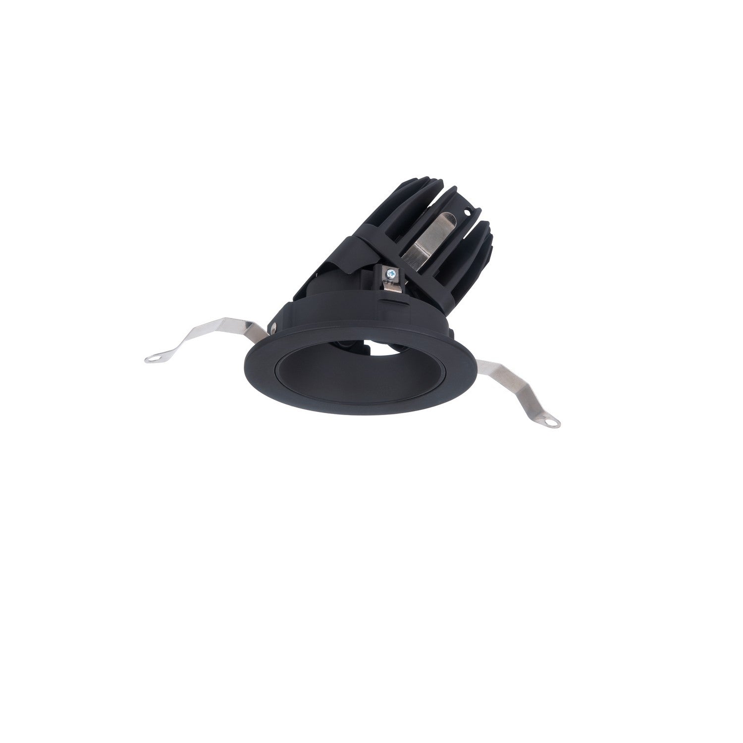 2In Fq Shallow LED Adjustable Trim Black - Recessed Lighting for Kitchen, Bathroom, and Hallway