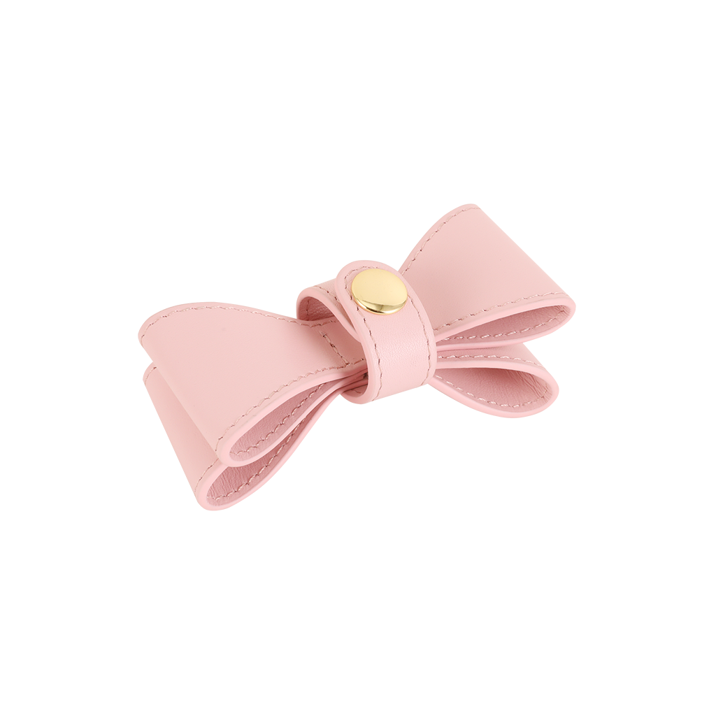 Stylish Pink Leather Dog Bow Tie Collar Accessory for Small Medium Large Dogs - Perfect for Weddings, Parties & Photo Shoots
