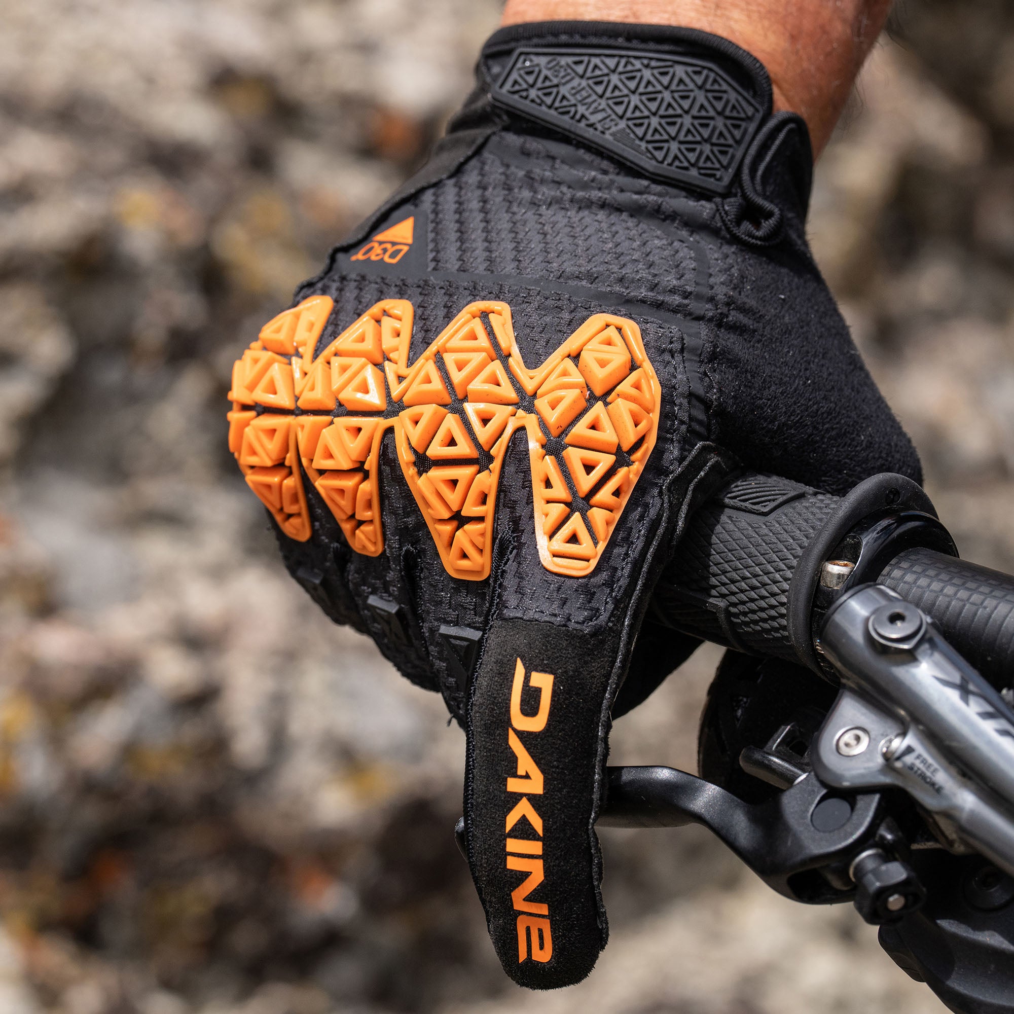 Slayer Pro D30® Tactical Gloves - Black/Orange - Ideal for Motorcycle Riding, Airsoft, and Outdoor Sports