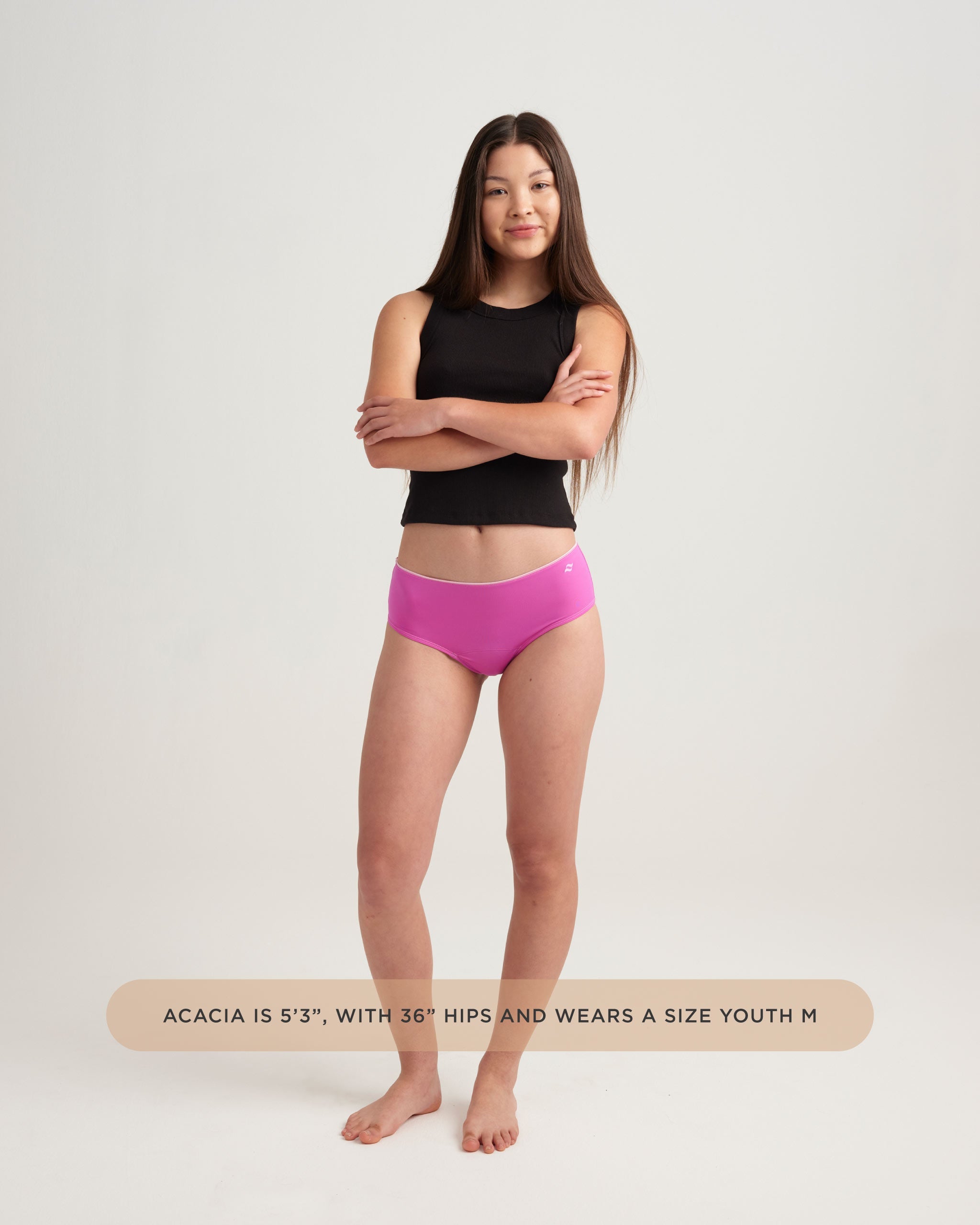 Saalt Wear Leakproof Teen Briefs - Period Underwear for Teens | Comfortable & Absorbent | Perfect for School, Sports & Sleep