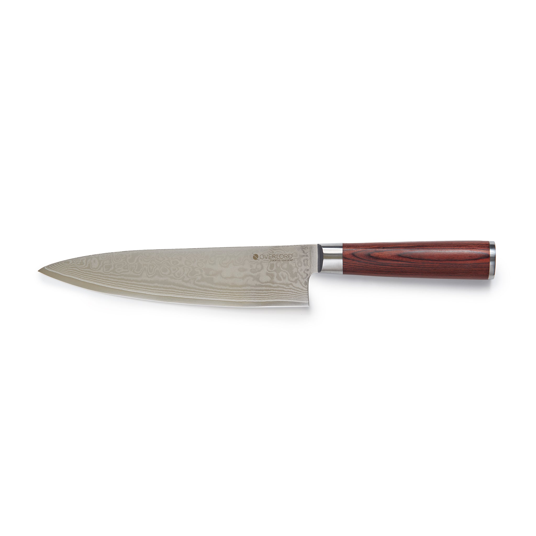 OVERLORD™ 8 Inch Professional Chef Knife - Razor Sharp Japanese Steel Blade with Ergonomic Pakkawood Handle for Kitchen, Cooking, Slicing Meat & Vegetables