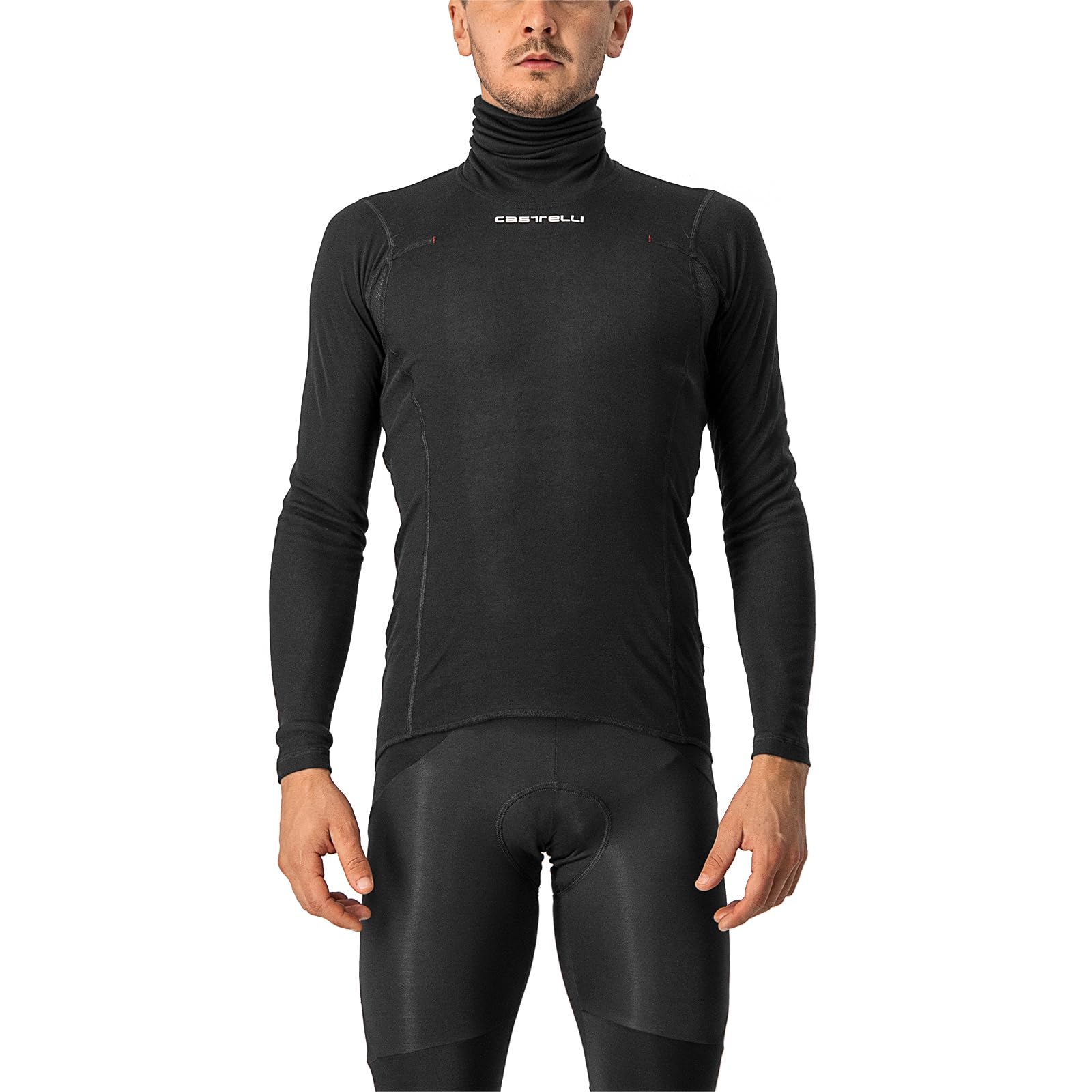Castelli Men's Flanders Neck Warmer Baselayer - High Neck Jersey for Road & Gravel Cycling - Windproof & Breathable Thermal Protection for Cold Weather Biking, Commuting & Outdoor Sports