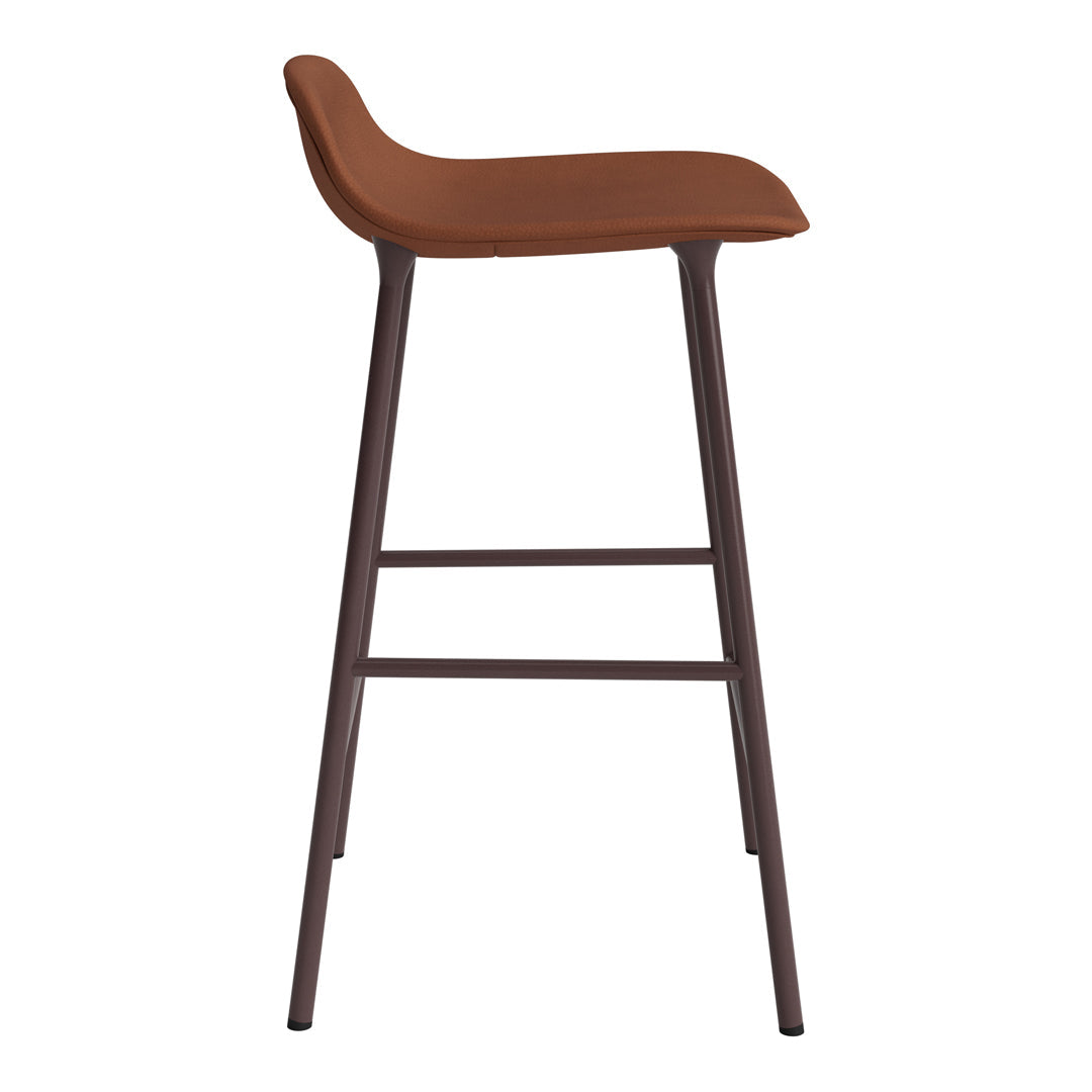 Modern Form Counter Stool with Sturdy Metal Legs & Comfortable Upholstered Seat - Perfect for Kitchen Islands, Breakfast Bars & Home Decor