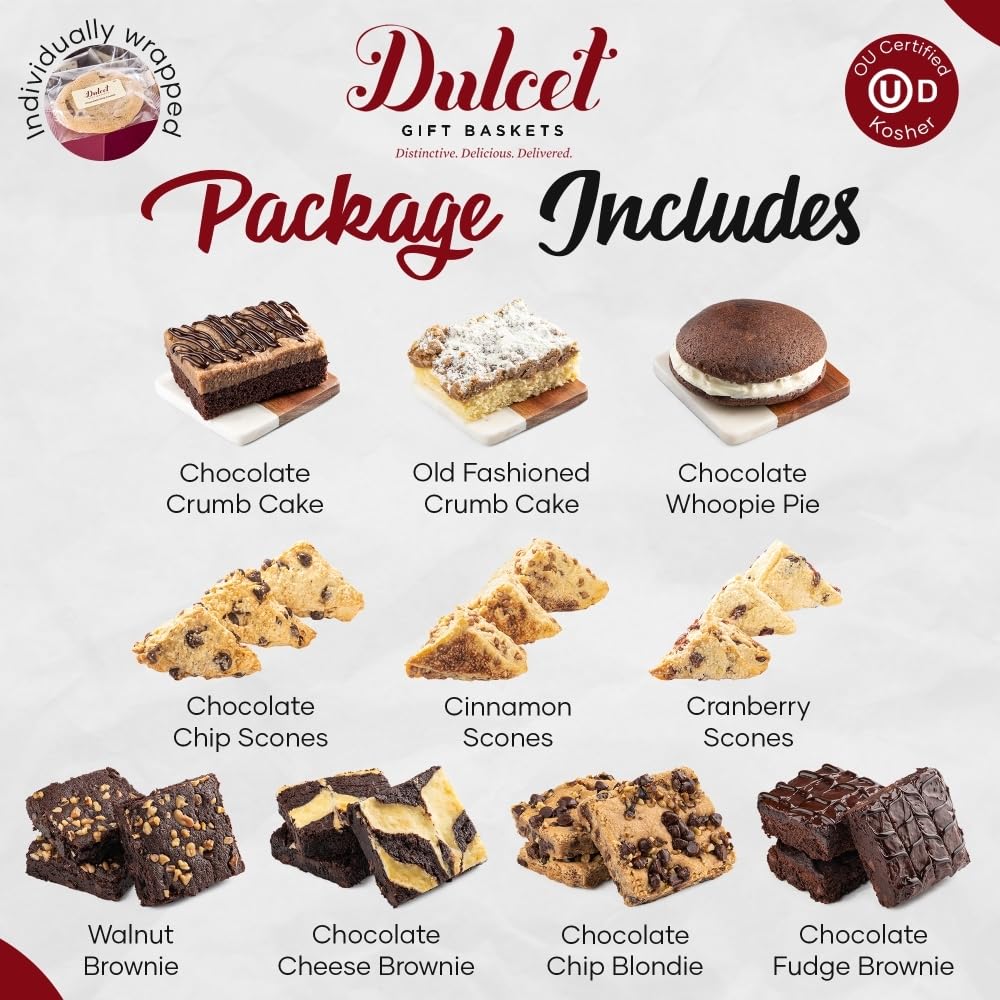 Premium Gourmet Food Gift Baskets - Thoughtful Sympathy, Get Well Soon, Thank You Presents for Teachers, Parents, Family & Friends | Perfect for Corporate Gifting, Housewarming & Holiday Occasions | Dulcet Gift Baskets